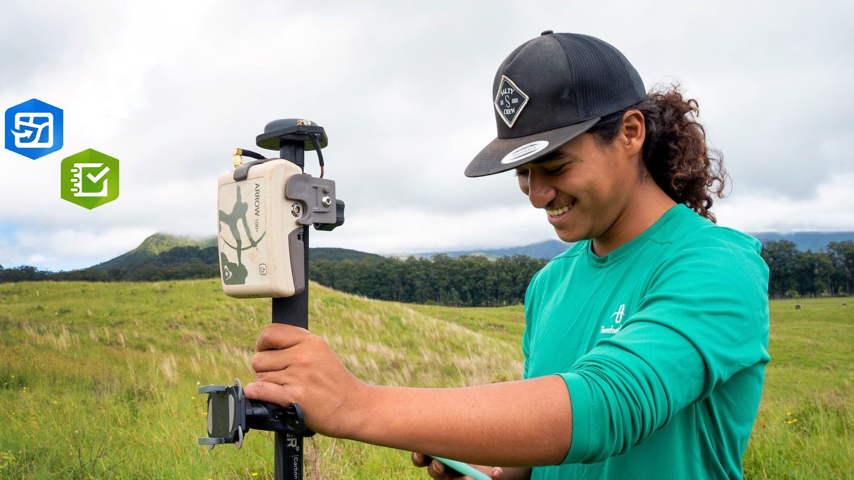 GNSS receiver used for field data collection